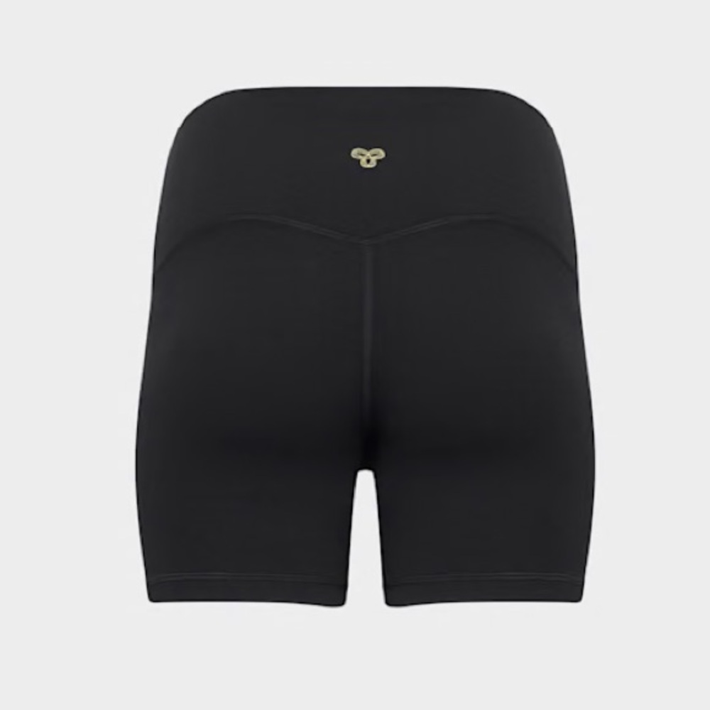 Aritzia GOLDEN Black High-Waist Shorts 5” Inseam Size 14 - Picture 3 of 7